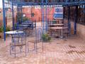 Caf ber den Dchern von Marrakesch
